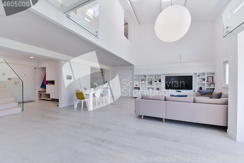 Image of interior of a two level apartment