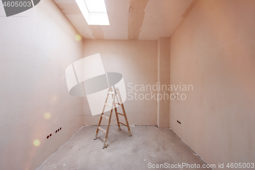 Image of ladder in Interior of apartment