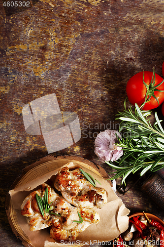 Image of fried chicken meat