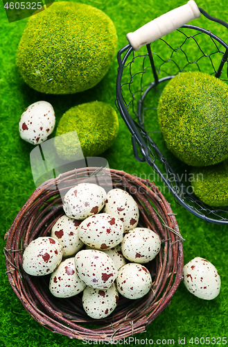 Image of decorative painted Easter eggs