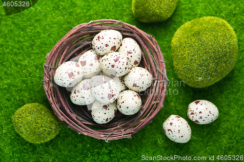 Image of decorative painted Easter eggs