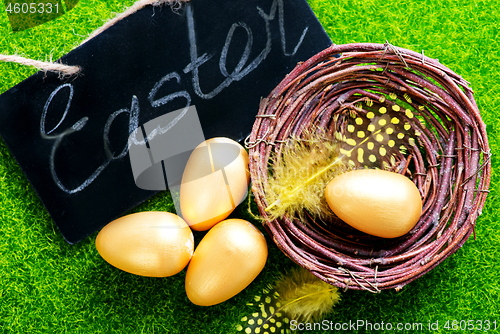 Image of decorative painted Easter eggs