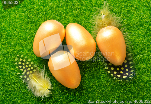 Image of decorative painted Easter eggs