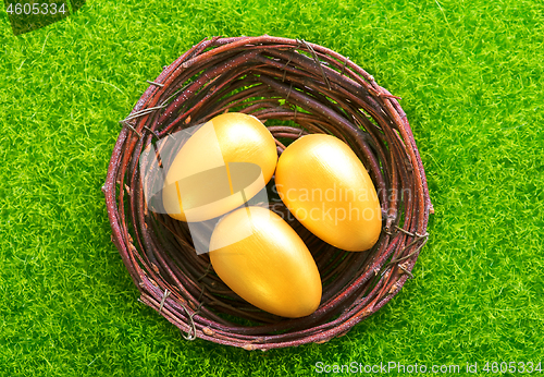 Image of decorative painted Easter eggs