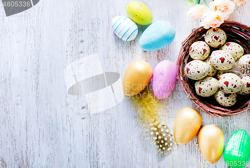 Image of decorative painted Easter eggs