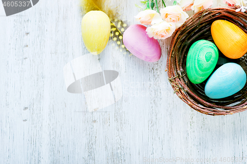 Image of decorative painted Easter eggs