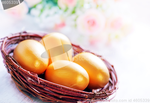 Image of decorative painted Easter eggs