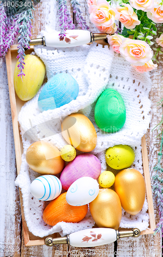 Image of easter eggs