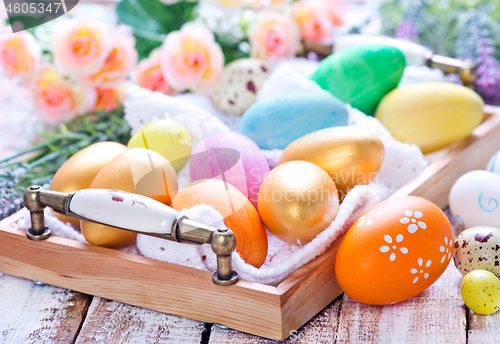 Image of easter eggs