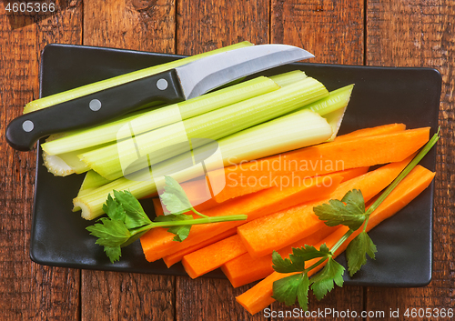 Image of celery with carrot