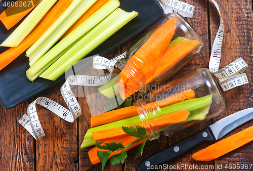 Image of celery with carrot