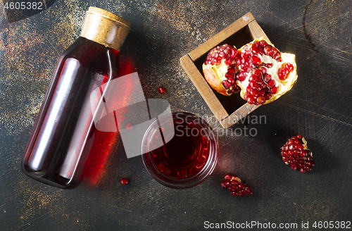 Image of pomegranate juice