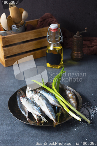 Image of  raw smelt fish