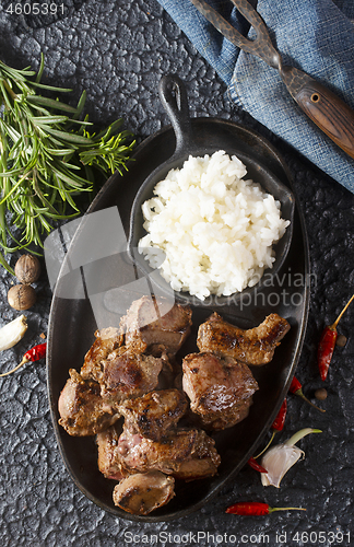 Image of fried liver