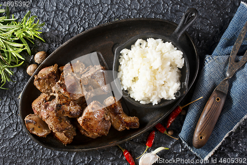 Image of fried liver