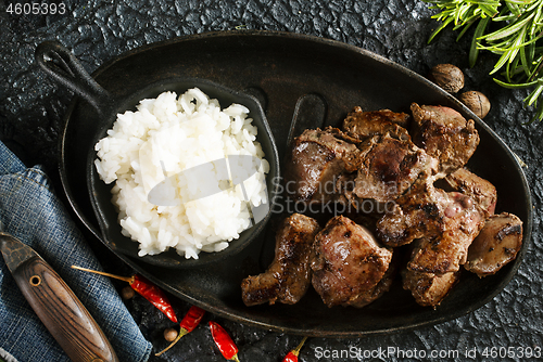 Image of fried liver