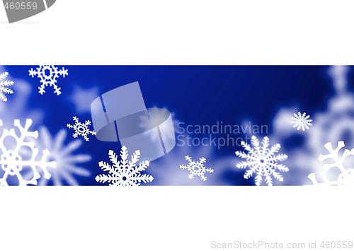 Image of blue band snowflake