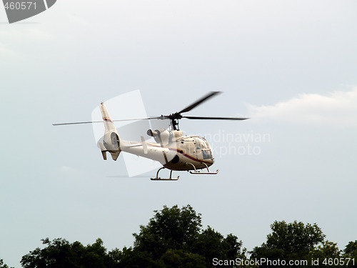 Image of Helicopter hovering