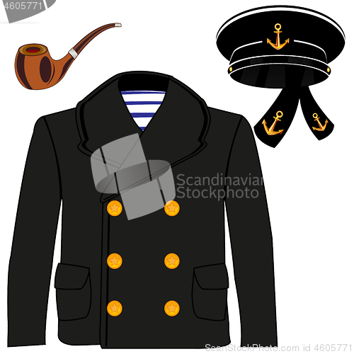 Image of Military form of the sailor of the marine