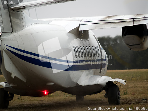 Image of Commuter plane taxiing