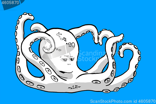 Image of funny sweet octopus