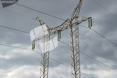 Image of Electric lines, high voltage