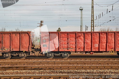 Image of Freight Train Wagons