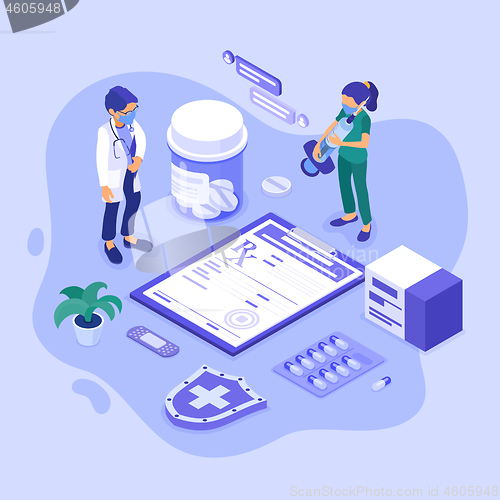 Image of Medical Diagnostics Isometric