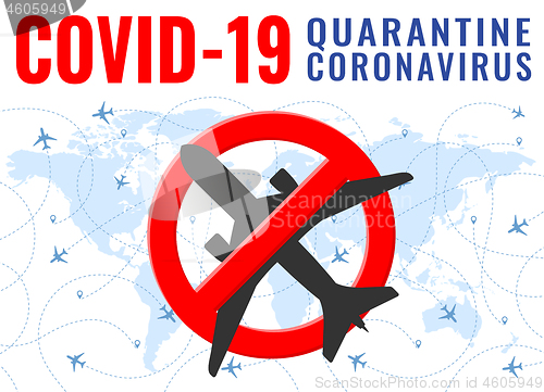 Image of Covid-19 Quarantine Coronavirus Stop Airplane
