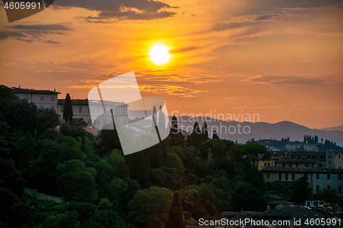 Image of Florence at the Evening, Tuscany, Italy