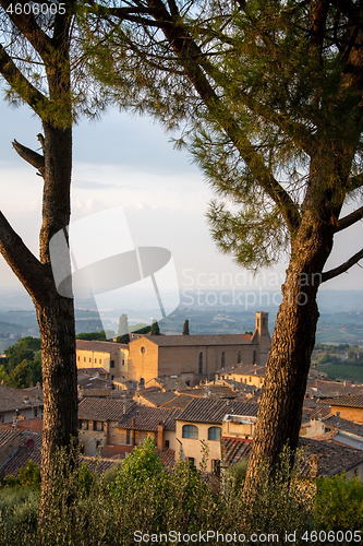 Image of Chiesa di Sant Agostino, San Gimignano, Tuscany, Italy