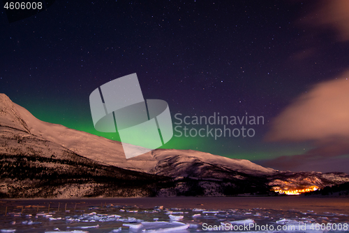 Image of Aurora Borealis, Kafjord, Alta, Norway