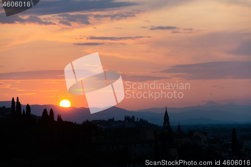 Image of Florence at the Evening, Tuscany, Italy