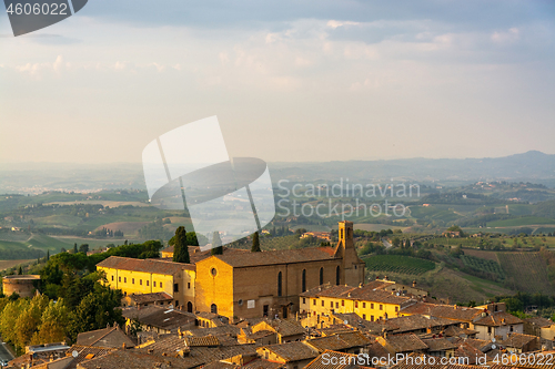 Image of Chiesa di Sant Agostino, San Gimignano, Tuscany, Italy