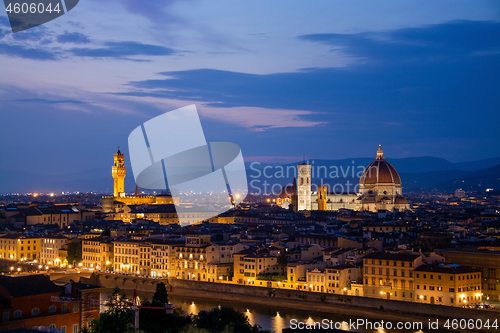 Image of Florence at the Evening, Tuscany, Italy