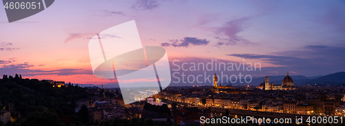 Image of Florence at the Evening, Tuscany, Italy