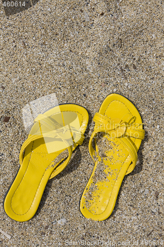 Image of Yellow Flip-Flops