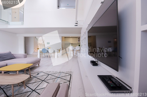 Image of interior of a two level apartment