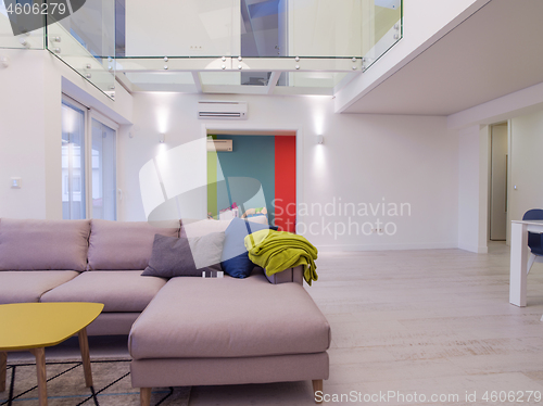 Image of interior of a two level apartment