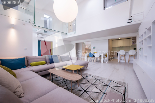 Image of interior of a two level apartment