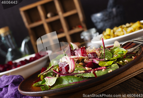 Image of salad with beet