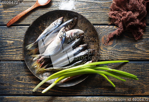 Image of  raw smelt fish