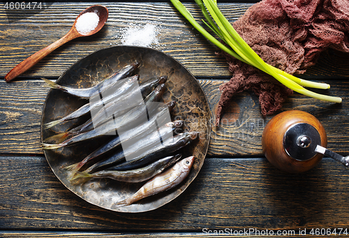 Image of  raw smelt fish