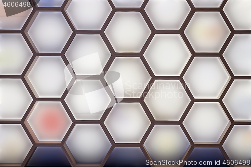 Image of Geometric hexagon display screen pattern