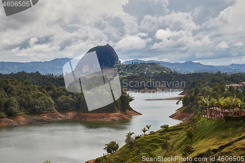 Image of Guatape rock lookout point Piedra del Penol