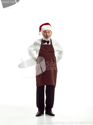 Image of Portrait of Man in Santa Claus Costume