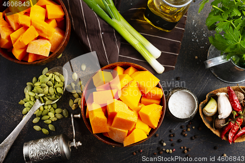 Image of raw pumpkin