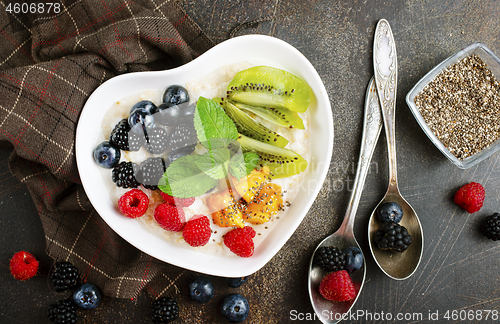 Image of porridge with berries