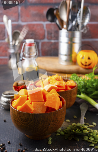 Image of raw pumpkin