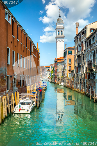 Image of Canal in Venice Italy